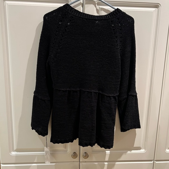 Etoile Ladies Black A-Line Cardigan Size Medium NWT - Picture 4 of 4